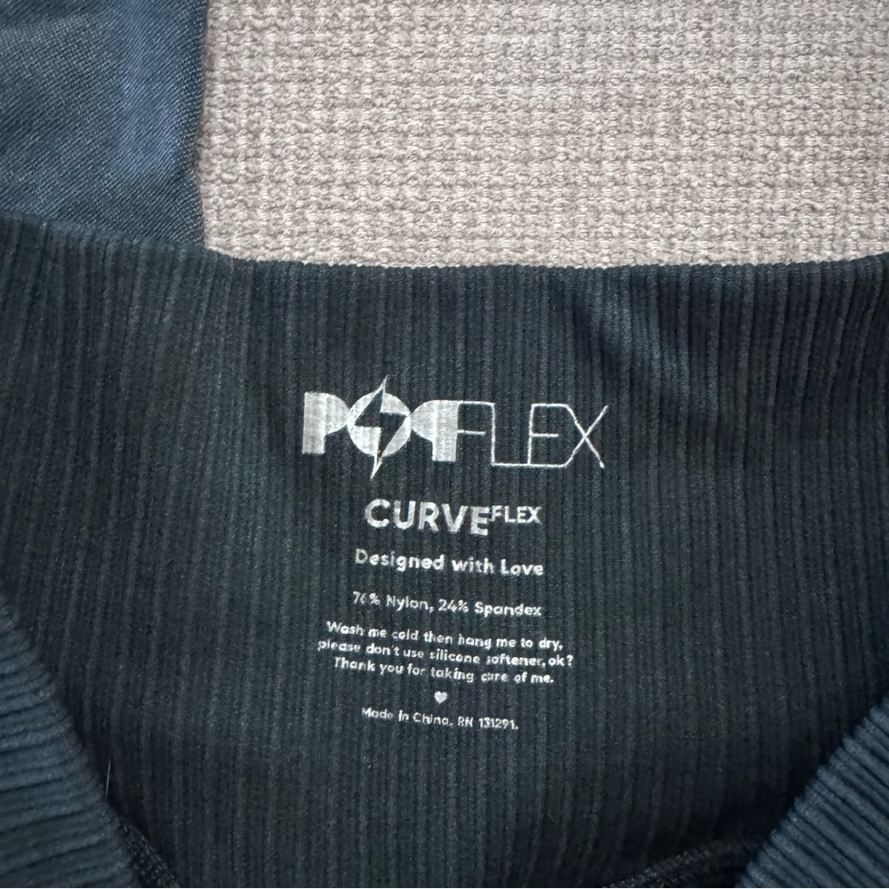 Popflex curve flex High-Waist green Leggings women large - Picture 2 of 7
